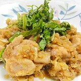 簡単に作る、鶏肉のみぞれ煮